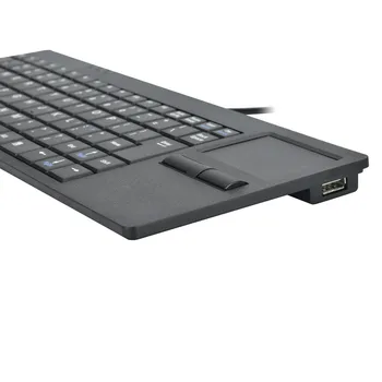 

Yangmaile Wired Keyboard Mouse Touchpad Keyboard with Keyboard for TV Connected Computer surface waterproof Professional z7