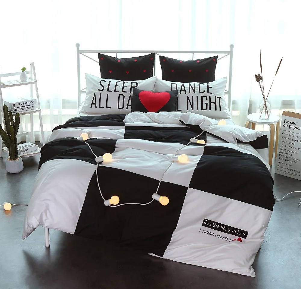 Black And White Luxury Bedding