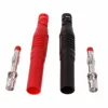 10Pcs/set Straight Insulated Safety 4mm Male Banana Plug Wire Solder DIY Connectors ► Photo 3/6
