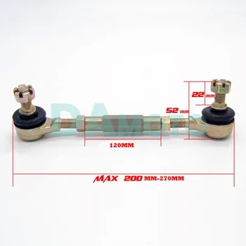 

120MM 10mm Ball Joiner Bolt Tie Rod 125cc Quad Dirt Bike ATV Go Kart Dune Buggy