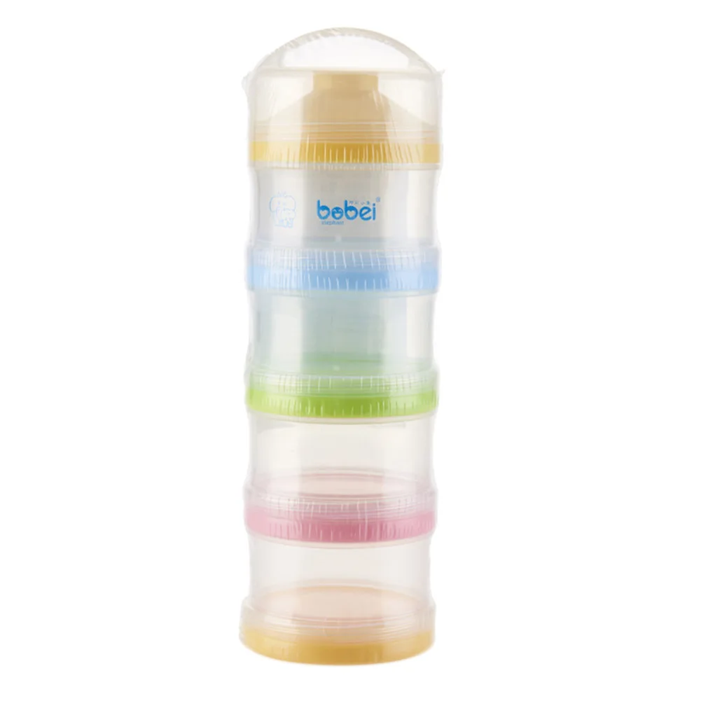 

Portable 4 Layers Infant Milk Powder Container Newborn Baby Feeding Food Bottle Snacks Candy Storage Box 88