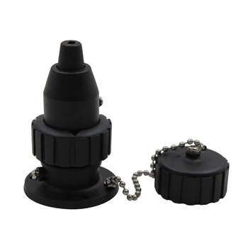 

Black Engineering plastic Marine waterproof socket for Boat Yatch Marine