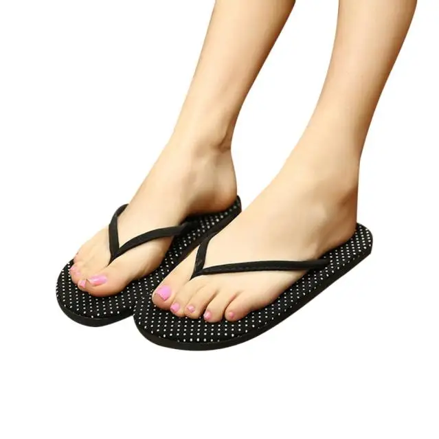 

Sleeper #401 2019 NEW Women Fashion Summer Flat Flip Flops Sandals Loafers Bohemia Shoes solid color simple hot Free Shipping