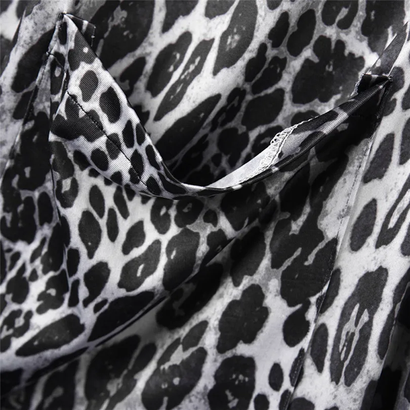  Fashion Womens Autumn Winter Casual Long Sleeve Leopard Print Fashion Coat Bllouse T-Shirt Tops Long coat New Arrival#4F01 (23)