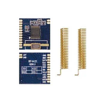 

4pcs RF4421-433 7dBm 433MHz FSK Transmitter and Receiver RF Module Same Function as RFM12B