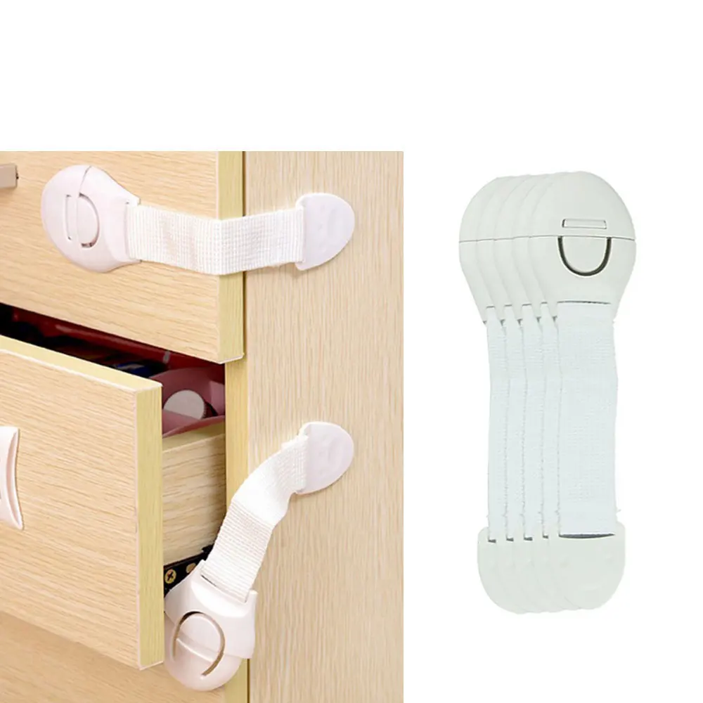 

10 Pcs/Lot Plastic Child Lock Children Protection Baby Safety Infant Security Window Lock Door Interlocks Fridge Lock for Child