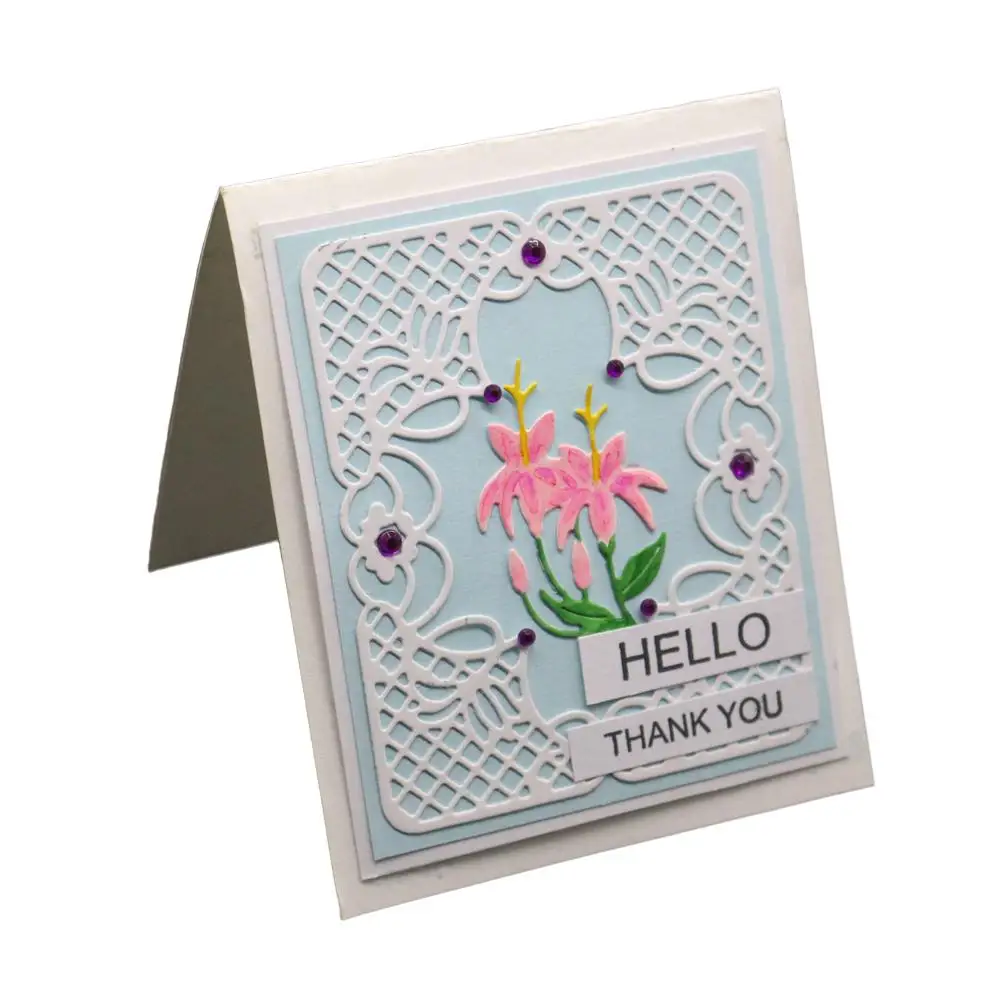  DIY Carbon Steel Cutting Dies Scrapbook Stamp for Scrapbooking Card Album Background/Invitation Lac - 33054671701