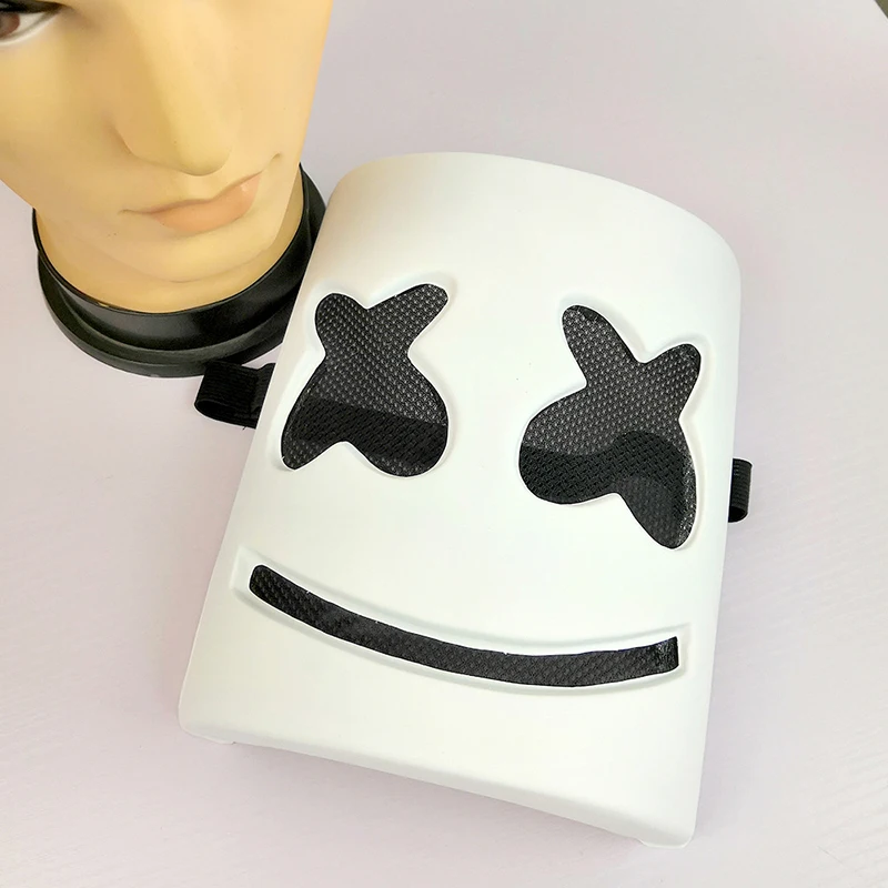 

Cosplay Mask Prop DJ Marshmello Mask Halloween Cosplay Accessories DJ Electronic Syllable Party Adult Kids Cos Wholesale