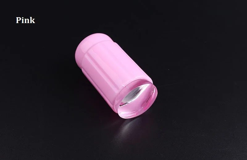 8 цветов силиконовый прозрачный Желейный штамп прозрачный штемпель для тиснения ногтей скребок лак печать Переводные инструменты для штамповки ногтей шаблон