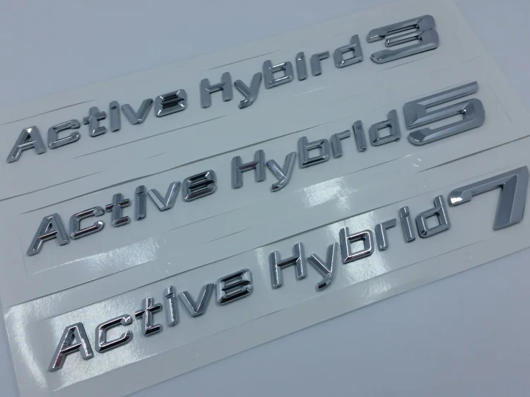 Для BMW Performance Active Hybrid 3 5 7 багажник бампер номер буквы эмблема наклейка F01 F02 E23 E32 E38