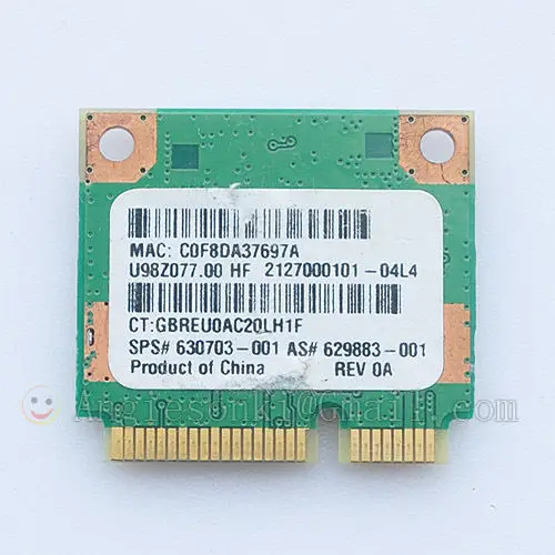 RT5390 для HP G6 1b79dx CQ42 CQ56 RALINK SPS: 691415 001 150 Мбит/с 2 4G half Mini PCIe 802.11n Wi Fi адаптер беспроводная