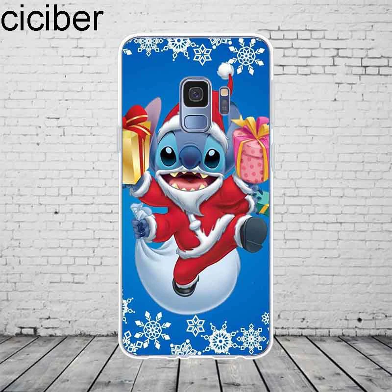 ciciber Cartoon Lovely Stich Stitch Phone Case Cover For Samsung Galaxy S8 S9 Plus S6 S7 Edge A5 A7 2017 J3 J5 J7 Europe Coque