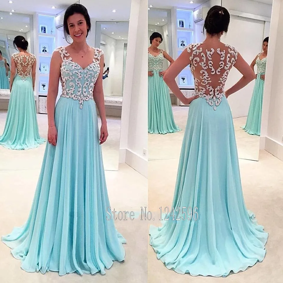 Light blue prom dress with sleeves 2017 Light blue prom dress with sleeves 2017
