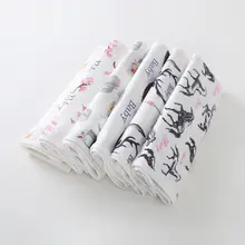 Пеленальное Одеяло для новорожденных, бейсбольная спальный мешок с оленем для маленьких мальчиков и девочек, муслиновая Пеленка, повязка на голову