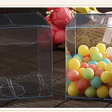 200 шт 5*5*5 см Прозрачное водонепроницаемое ПВХ упаковочные коробки маленькая пластиковая прозрачная коробка для хранения еды/ювелирных изделий/конфет/подарков/косметики