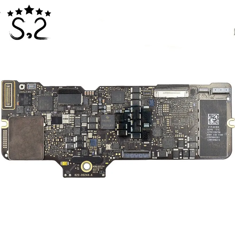 A1534 материнская плата для Macbook 1" 1,1 ГГц Core M3(M3-6Y30) 8 ГБ материнскую плату 820-00244-A 256 ГБ год