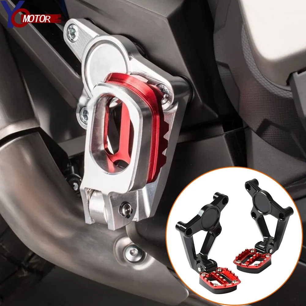 

X-ADV XADV CNC Folding Rear sets articular footpeg Foot Pegs Footrest Passenger Motorcycle For HONDA X-ADV XADV X ADV 2017 2018