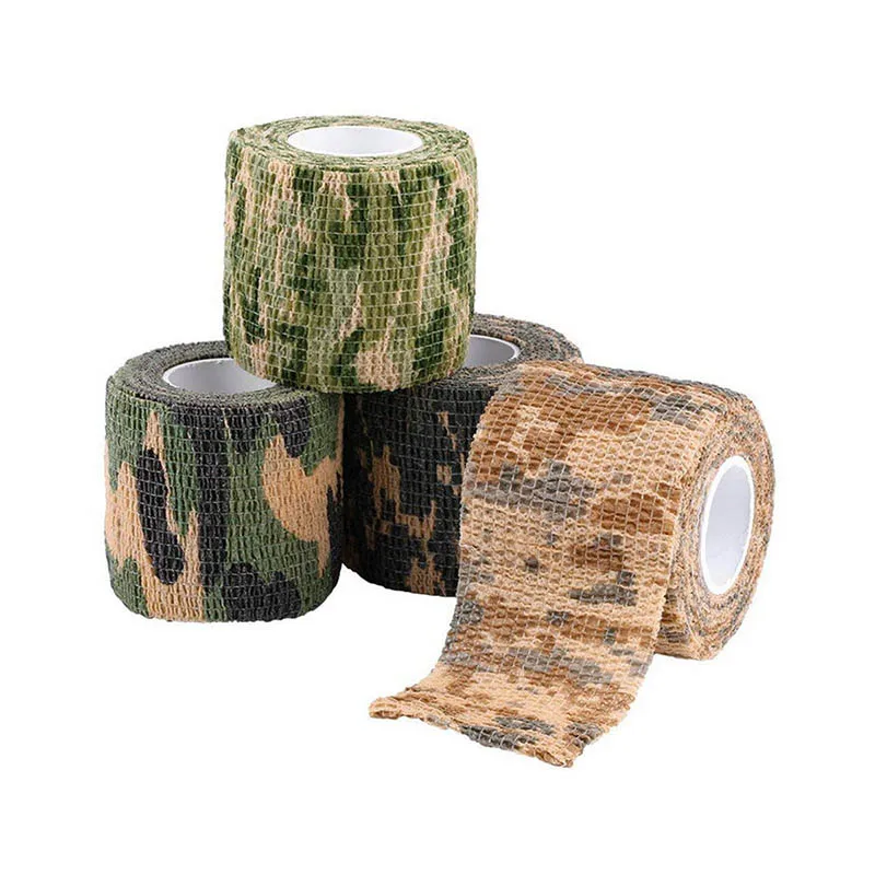 

Adhesive Bandage Athletic Tape 5CM x 4.5M Camouflage Camo Sports Elastoplast for Woodland Hunting Wrists Fingers Knees Ankle