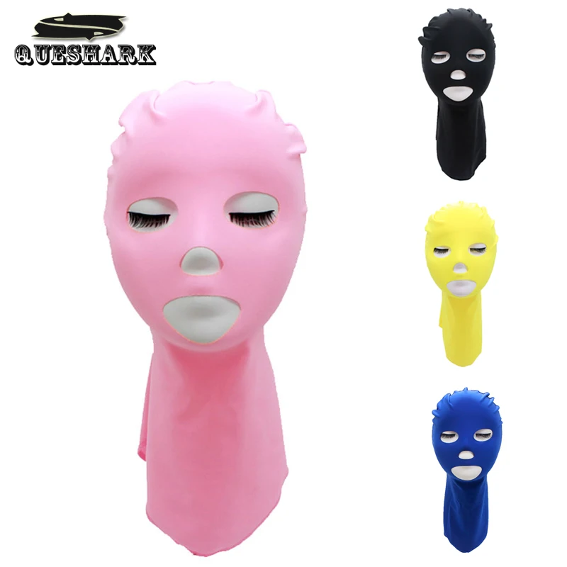 للماء مكافحة الأشعة فوق البنفسجية واقية السباحة Facekini الرجال النساء السباحة قبعات الوجه قناع قبعة رئيس الأذن طويلة الشعر حماية الغوص القبعات للماء مكافحة الأشعة فوق البنفسجية واقية السباحة Facekini الرجال النساء السباحة قبعات الوجه قناع قبعة رئيس الأذن طويلة الشعر حماية الغوص القبعات
