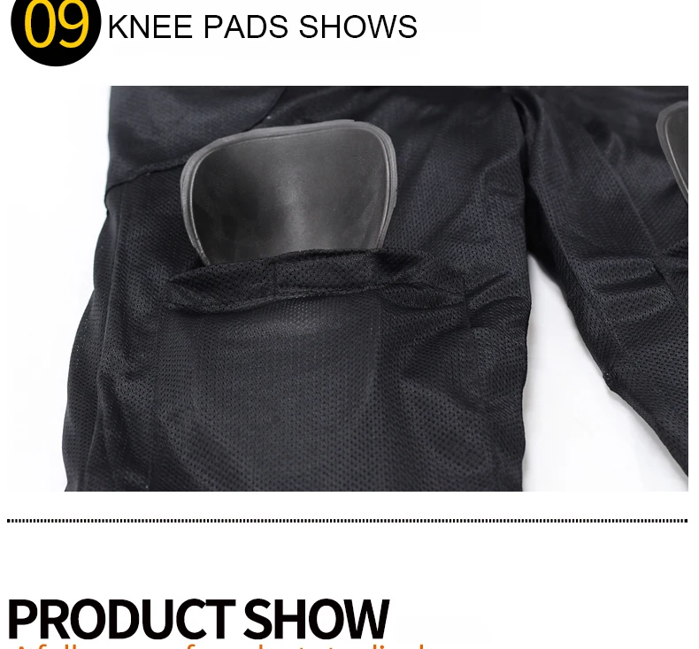 Мото rcycle защитные накладки брюки внедорожные дышащие автомобильные гонки мото брюки износостойкие с наколенниками брюки