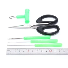 Новая игла для наживки, набор для ловли карпа, принадлежность для наживки, комплект из 5 предметов, нагрузка на крючок