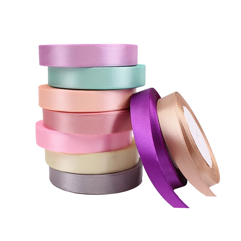 25Yards//Roll Grosgrain Satin Ribbons DIY Bow Craft Wedding Christmas Party Decor