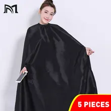 5 шт. enior водонепроницаемый шелк качество гладкие и не липкие волосы легкая чистка салон обертывание фартуки парикмахеры моделирование вспомогательные инструменты