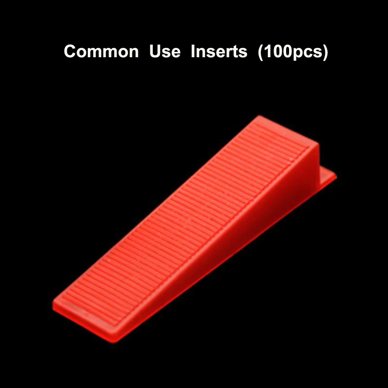 100 шт. в партии, аксессуары для выравнивания плитки, Красный Клин, восстанавливаемая плитка для выравнивания
