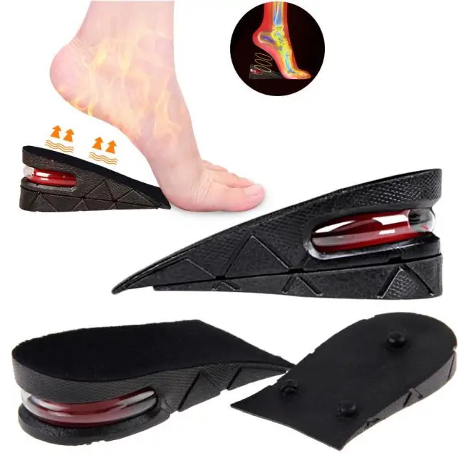 Jasmine Men Women Shoe Insole Air Cushion Heel insert Increase Taller Height Lift 5cm 2inch0118 drop