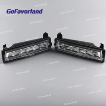 Par frente esquerda direita led daytime running luz drl 1649060251 para mercedes w164 x164 x204 ml350 ml450 gl450 2008-2013 glk220