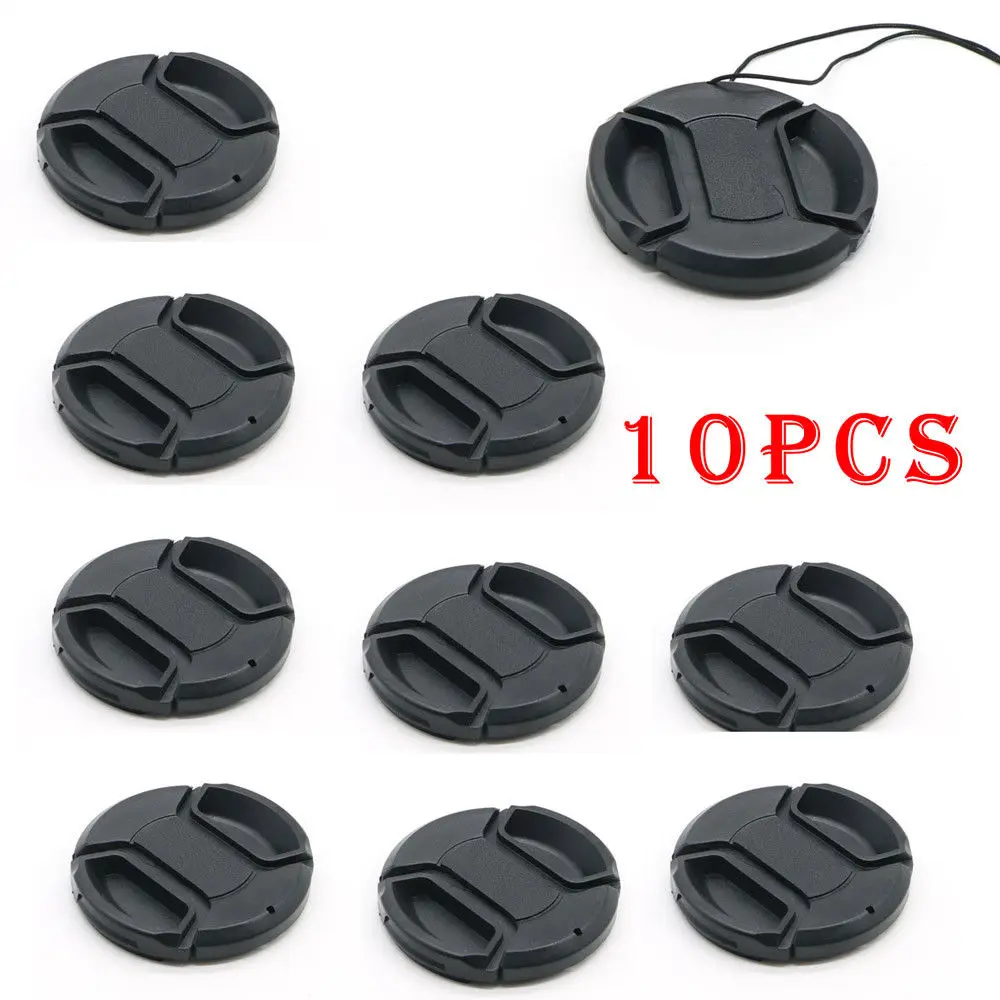 

10X 10PCS 55mm Snap-on Camera Front Lens Cap Cover Protector for Leica Nikon Canon lens cap New