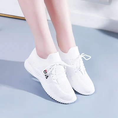 

Breathable mesh face old sneakers women's shoes 2019 spring and summer new ins wild casual running white shoes