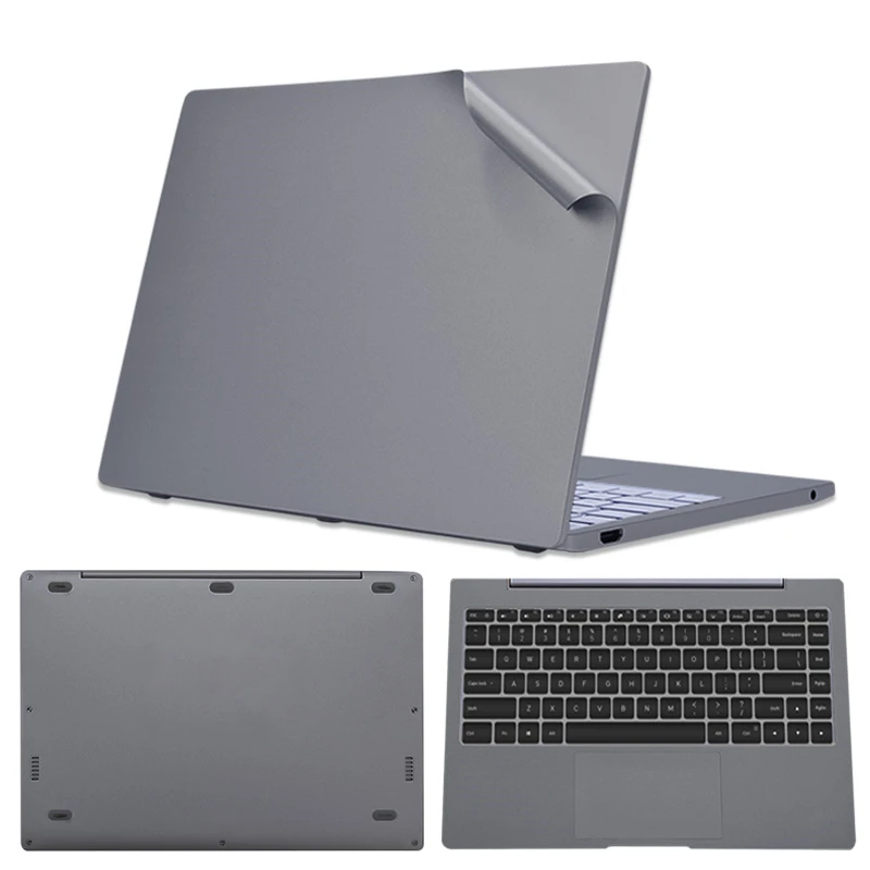 Наклейка для ноутбука для Xiaomi mi notebook Air 12,5 13,3 Pro 15,6 виниловая наклейка Компьютерная защитная оболочка для Xiao mi Capa Para - Цвет: Dark Grey 2