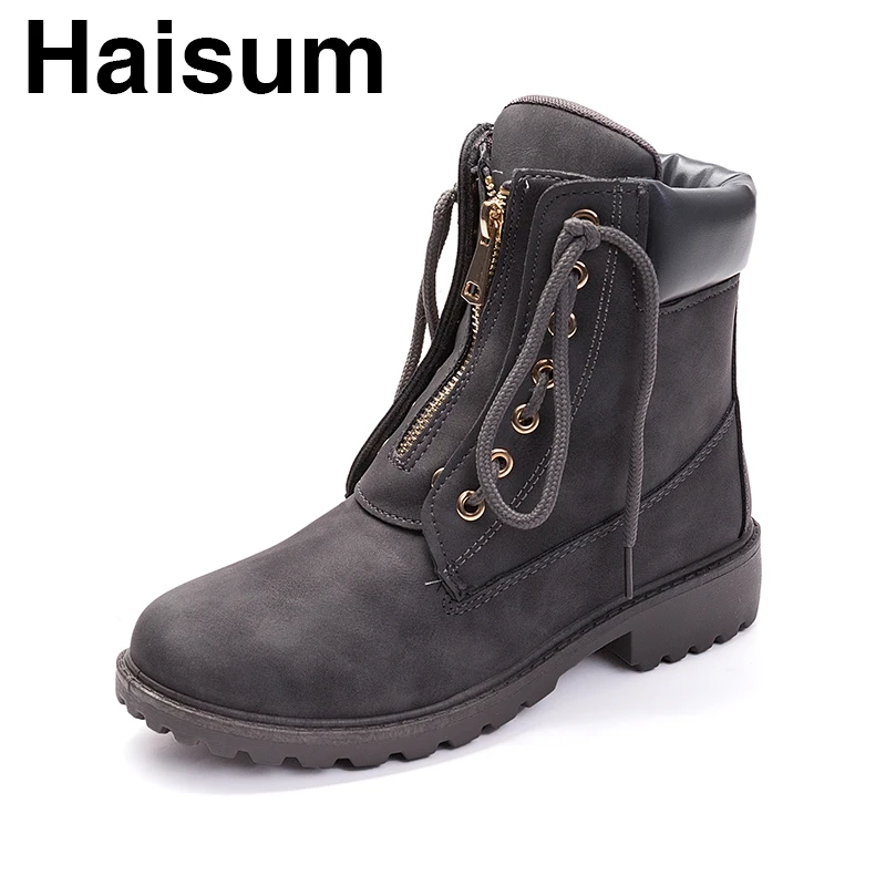 boots women's two wear lace boots women casual flat boots  K021