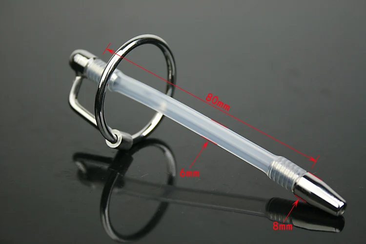 Silicone catheter urethral sound Prince Wand male hands free masturbator penis stretchers plug sex toys for men