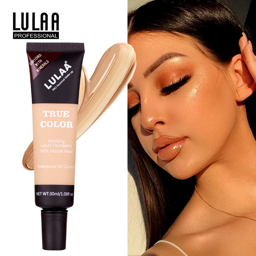

LULAA Beauty New Hot Sale Makeup 6 Colors Foundation Cosmetic Concealer Liquid Repair Waterproof Foundation Repair Cream