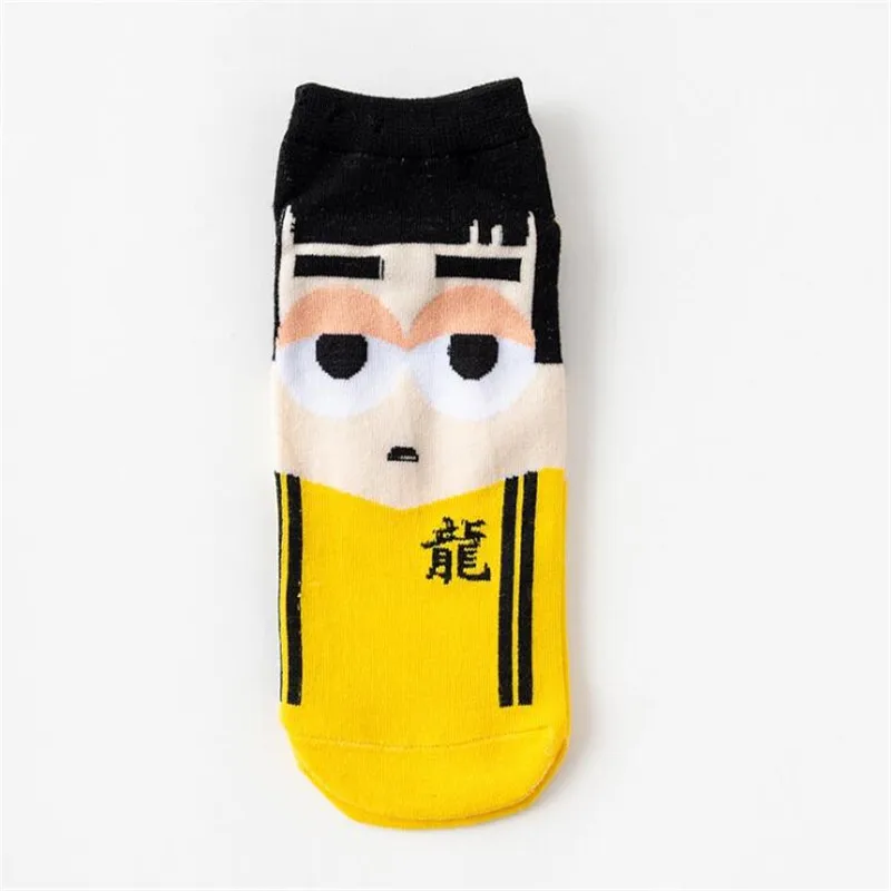 Новый мультяшный супергерой носки Kawaii человек короткие носки хлопчатобумажные забавные носки мужские носки-следки Harajuku милые Calcetines 7