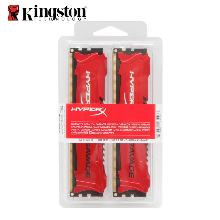 

Kingston HyperX Savage RAM DDR3 2400 MHz PC3 19200 Desktop Memory Upgrade Kit Dual Channel 16GB (8GBx2) 8GB (4GBx2) memory chips