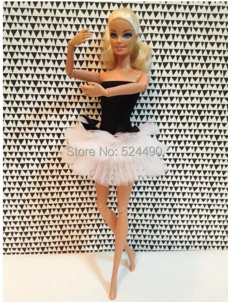 Luxury New 100 Handmade Bubble Skirt Black White Evening Party Wedding Dress Lace Outfit Clothes Gown
