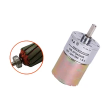 37GA520 DC Geared Motor / 12V24V Miniature Speed Control Small Motor / Slow High Torque CW/CCW Motor bringsmart jgb37 550 miniature dc deceleration motor 12v dc high torque slow speed motor 60w speed reversing low speed dc motor