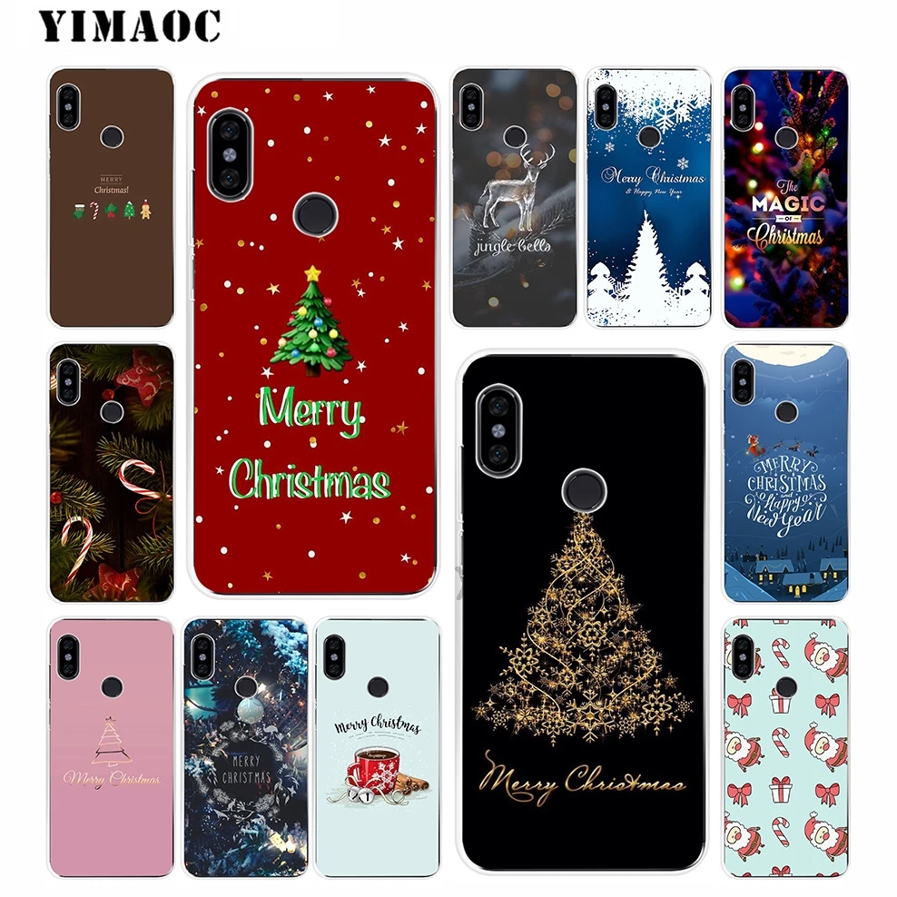 Мягкий силиконовый чехол YIMAOC Merry Christmas Lemon для Xiaomi Redmi 6 6A 5A 5 S2 Puls Note 8 7 4X4 4A Pro Go |