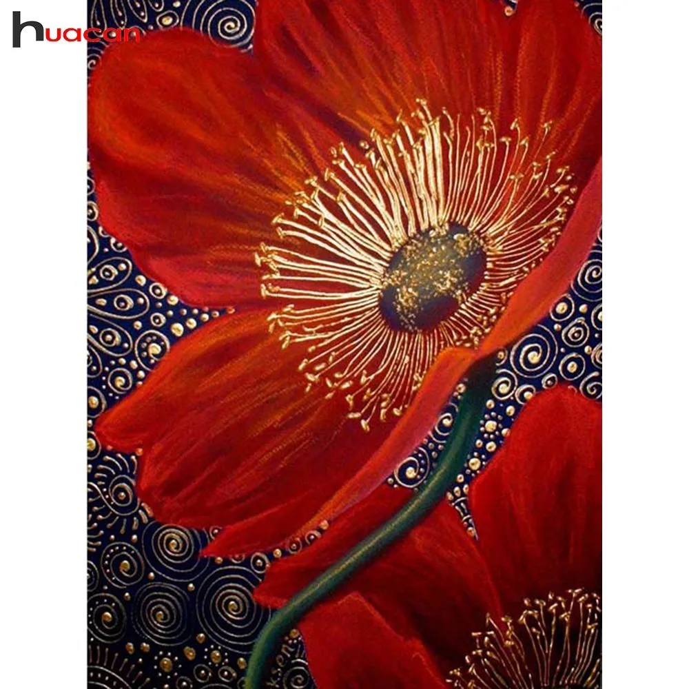 

Diamond Painting Cross Stitch Flower Full Round Diamond Mosaic Rhinestones 5D DIY Diamond Embroidery Home Decorative