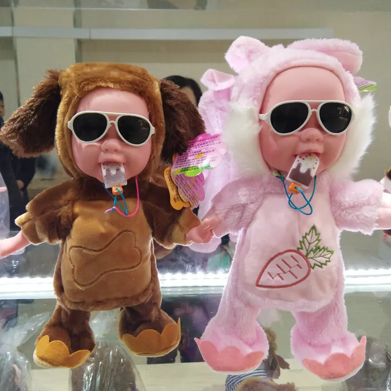 

1pc Creative Dancing rabbit/bear Plush Toys Simulation Plush Pillow Stuffed dog Music Home Decor Funny Gifts for Kids