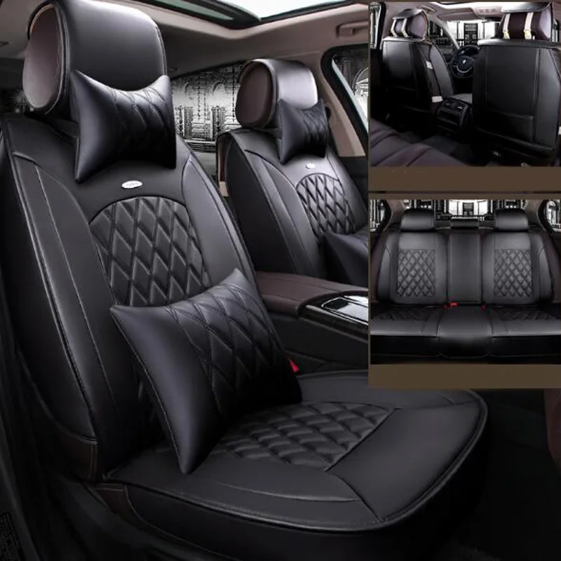 Новый чехол из искусственной кожи для автомобильных сидений Honda accord 7 8 9 civic CRV