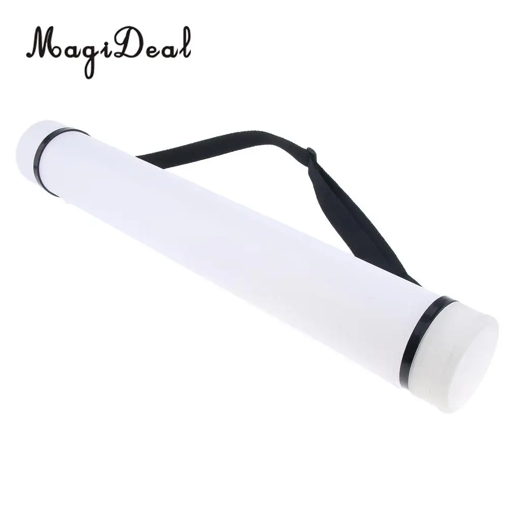 MagiDeal Telescopic Archery Arrow Back Quiver Tube Adjustable Shoulder Strap Holder