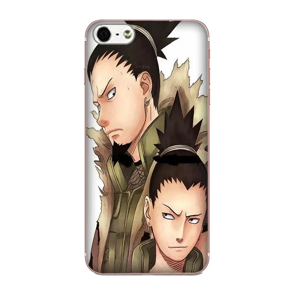 Для Apple iPhone 4 4S 5 5C 5S SE 6 6S 7 8 Plus X XS Max XR мягкая краска для кожи Shikamaru Naruto