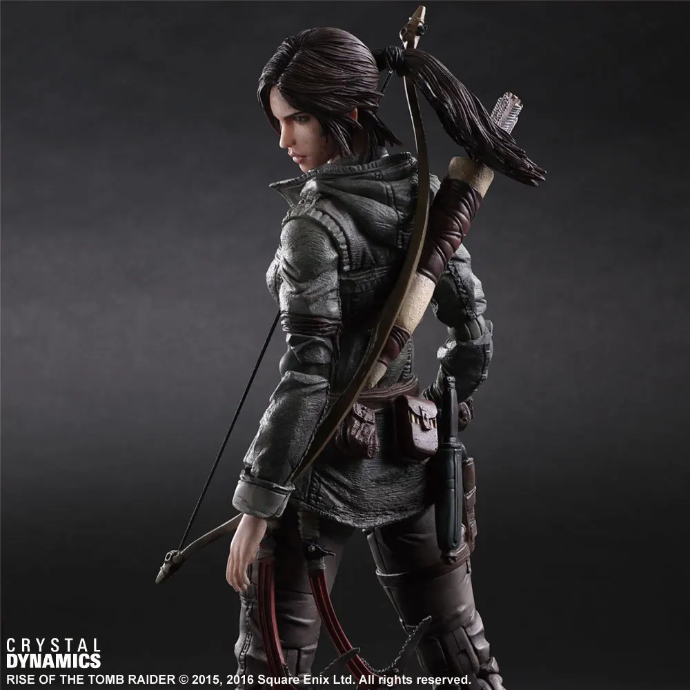 Authentic Square Enix PlayArts Tomb Raider Rise Lara Croft Action Figure no box