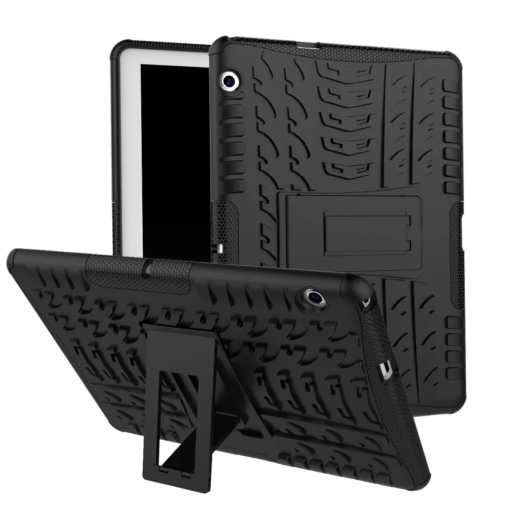 Планшет Smart для samsung Galaxy Tab A 10,1/для huawei Mediapad T3 10 9,6 дюймов гибридный прочный жесткий резиновый чехол-подставка для ПК