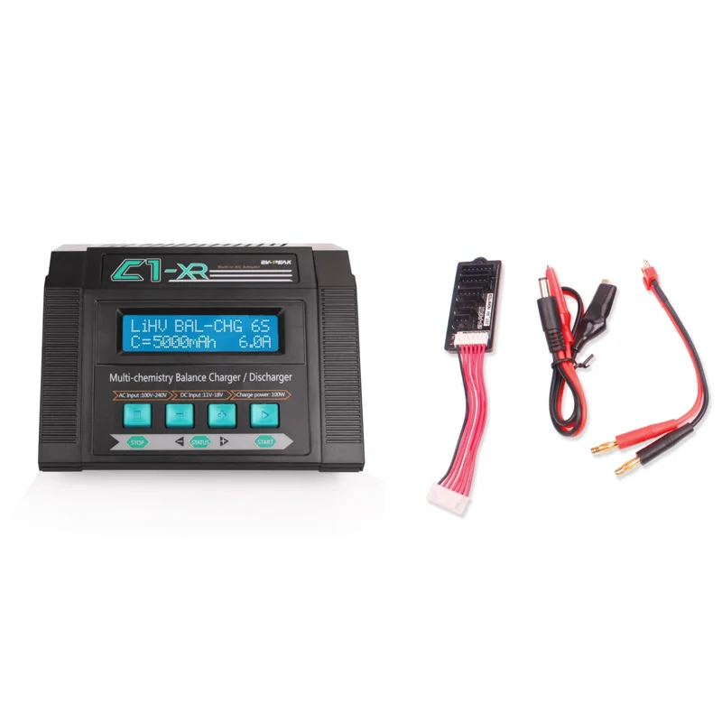 EV-PEAK Используется AC balance Lipo C1-XR для радиоуправляемого автомобиля 100 - 240V вход 100W