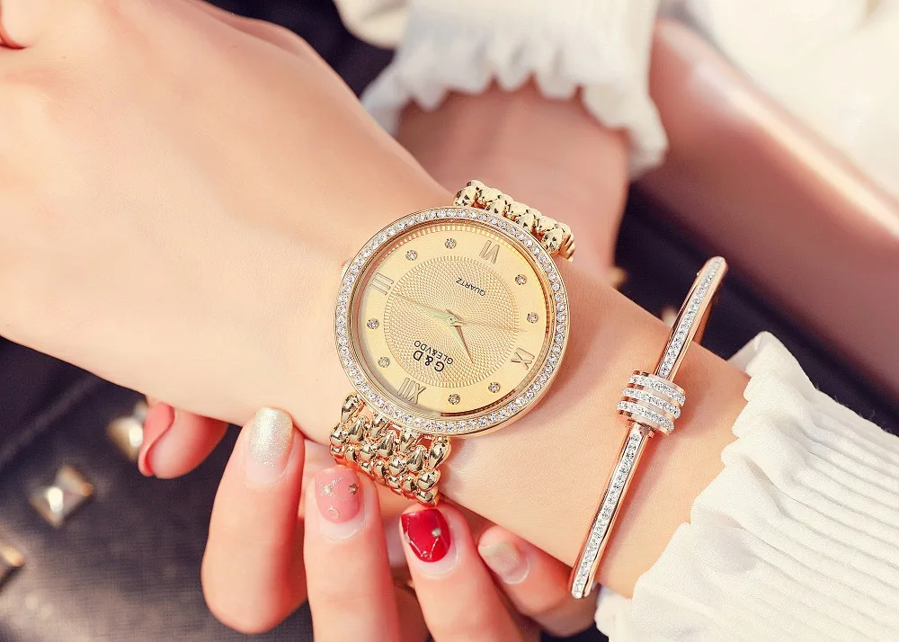 G & D Роскошные Брендовые женские часы классические женские часы-браслет модные повседневные кварцевые наручные часы Reloj Mujer Montre Femme часы